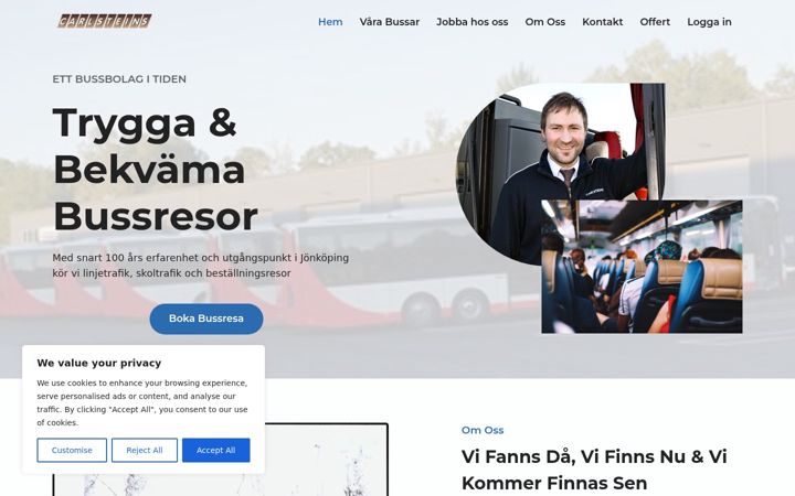 Screenshot of carlsteins.com