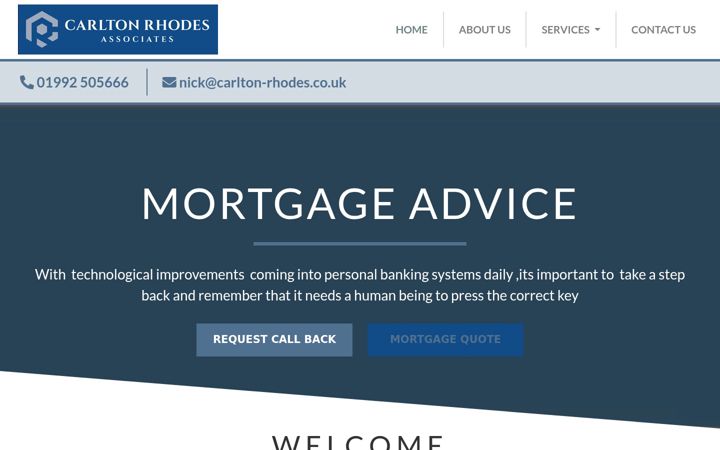 Screenshot of carlton-rhodes.co.uk