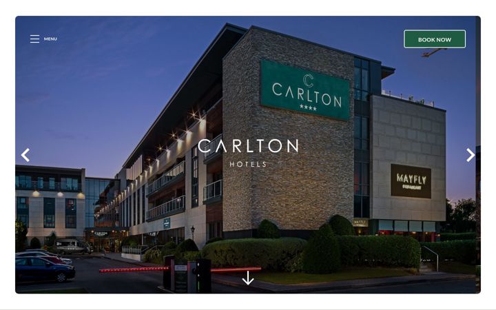 Snímek obrazovky carlton.ie