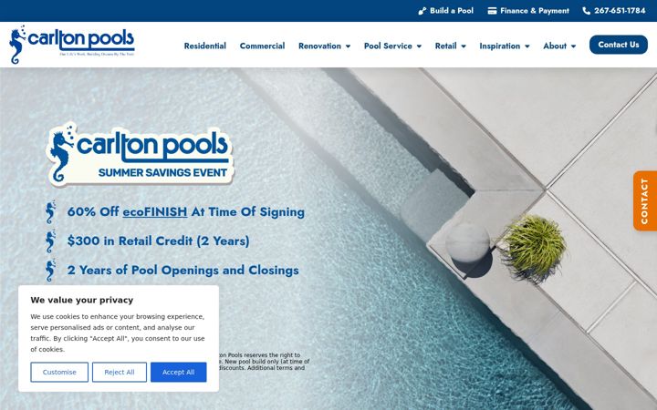 Screenshot of carltonpools.com