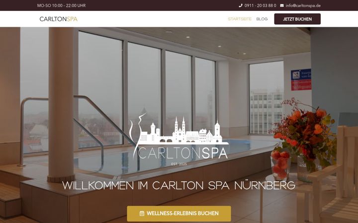 Screenshot of carltonspa.de