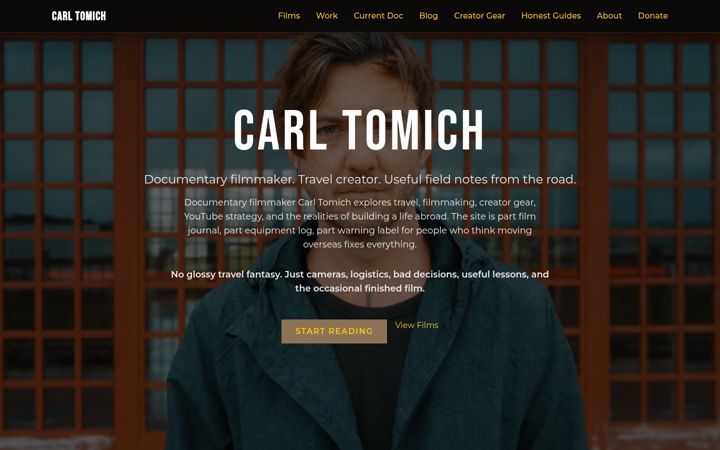 Screenshot of carltravels.com