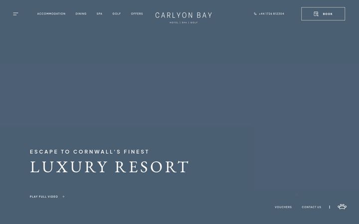 Screenshot of carlyonbay.co.uk