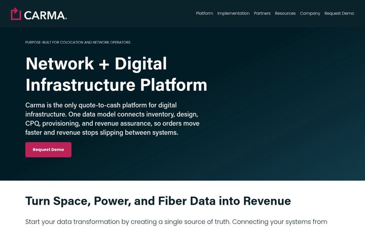Screenshot of carma.net