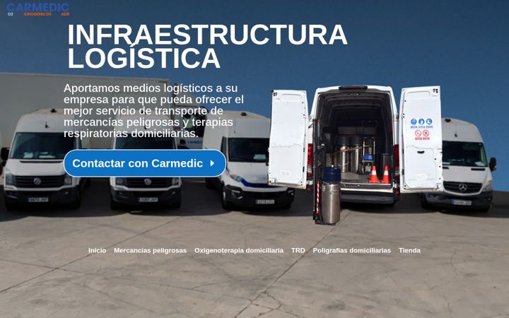 Ekraanipilt saidist carmedic.es