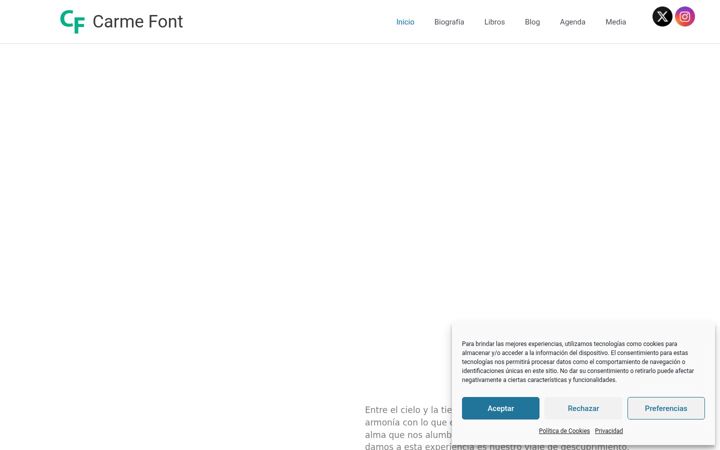 Screenshot of carmefont.net