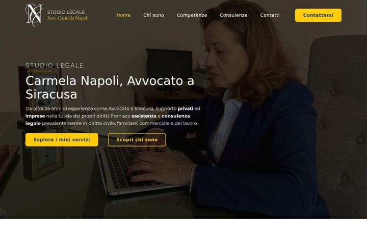 Screenshot of carmelanapoli.it