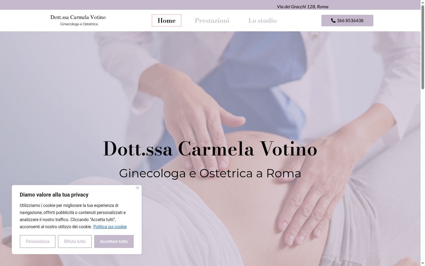Ekrānuzņēmums ar piekrišanas baneri, kas tika rādīts pirms jebkādas mijiedarbības