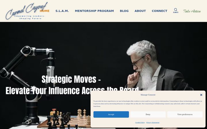 Screenshot of carmelcayouf.com