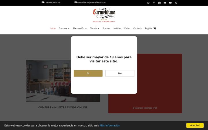 Screenshot of carmelitano.com