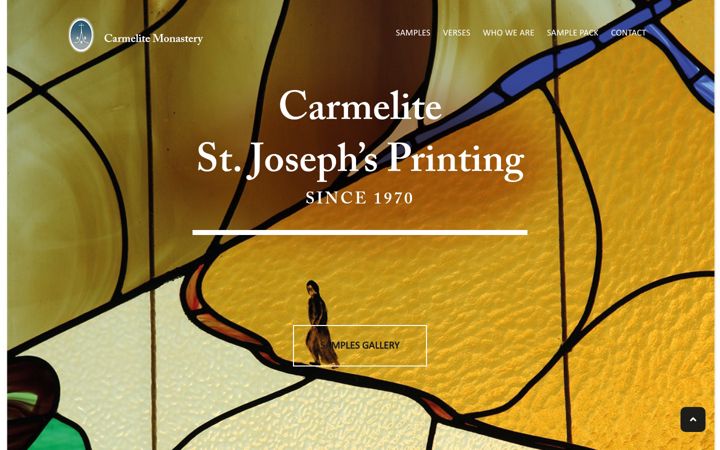 Screenshot of carmeliteprinting.ie
