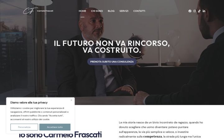 Ekrano kopija carmelofrascati.it