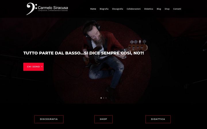 Ekrano kopija carmelosiracusa.it