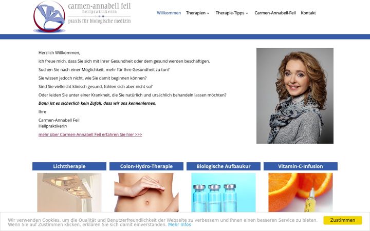 Screenshot of carmen-annabell-feil.de