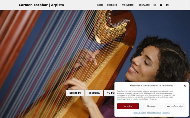Screenshot of carmen-escobar-arpista.es