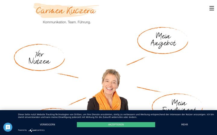 Screenshot of carmen-kuczera.de