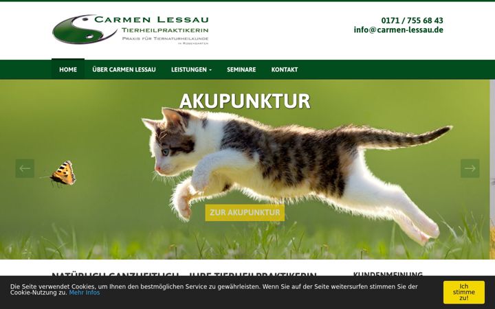 Capture d'écran de carmen-lessau.de