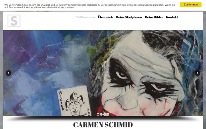 Screenshot of carmen-schmid.at