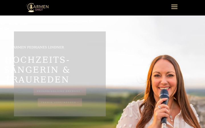 Screenshot of carmen-singt.de