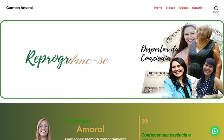 Screenshot of carmenamaral.com
