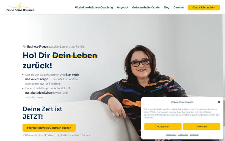 Screenshot of carmenbohusch.de