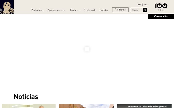 Screenshot of carmencita.com