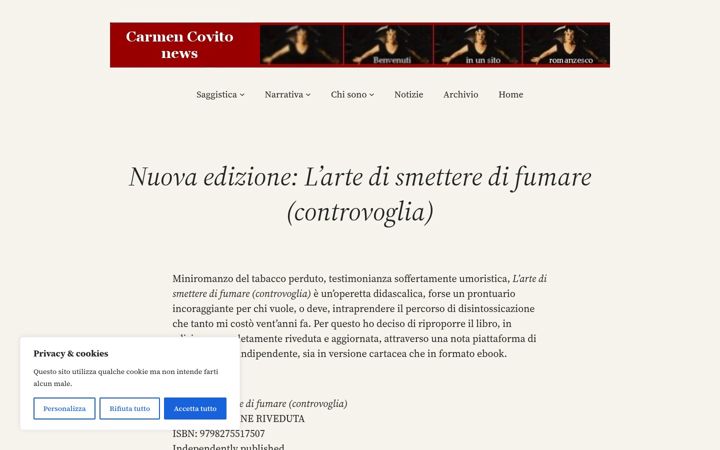 Screenshot of carmencovito.com