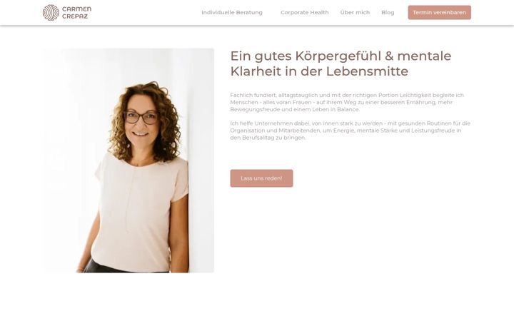 Screenshot of carmencrepaz.com