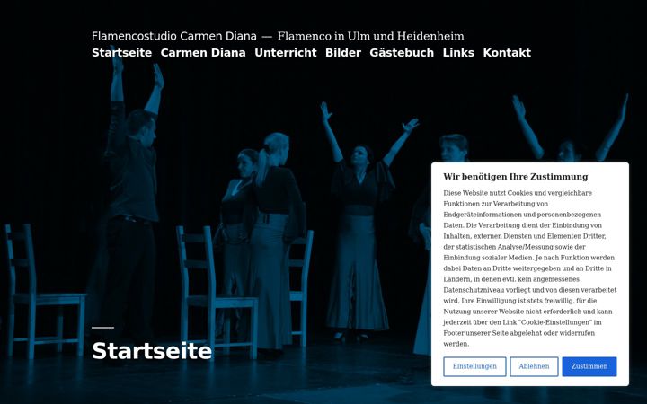 Screenshot of carmendiana.de