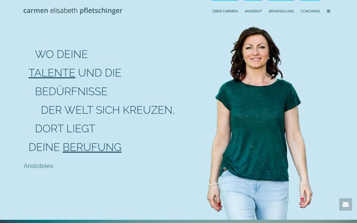 Screenshot of carmenelisabethpfletschinger.de