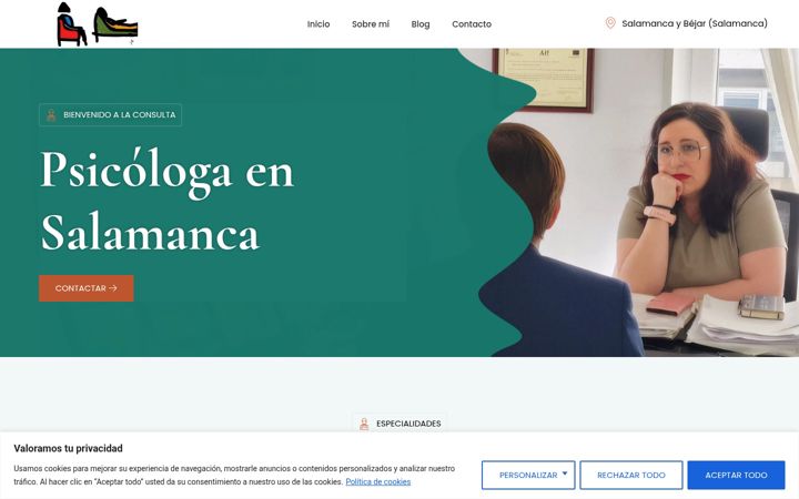 Screenshot of carmengarciamateospsicologia.com