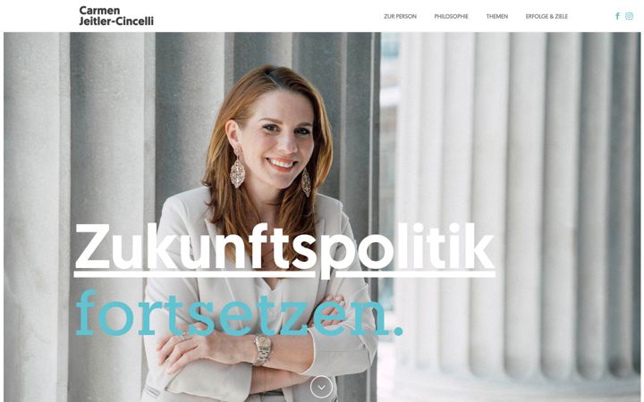 Screenshot of carmenjeitler.at