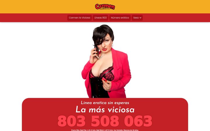 Ekrano kopija carmenlaviciosa.es