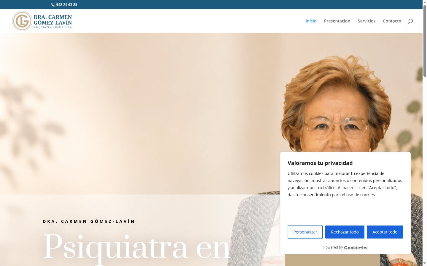 Screenshot tal-banner tal-kunsens muri qabel kwalunkwe interazzjoni