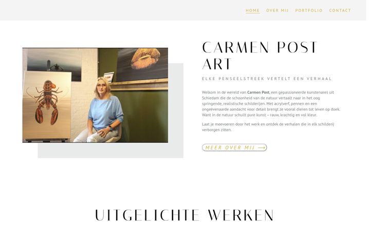 Screenshot of carmenpostart.nl