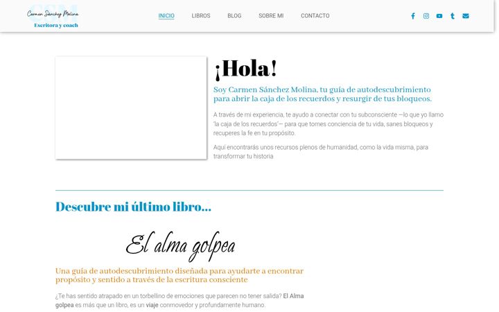 Screenshot of carmensanchezmolina.com