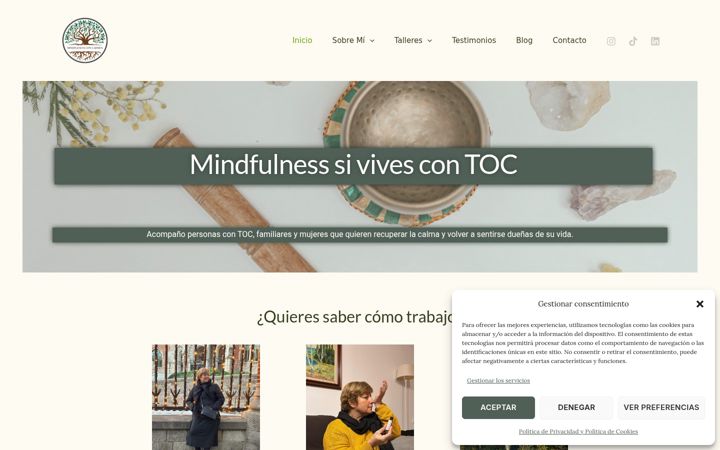 Screenshot of carmensientevive.es