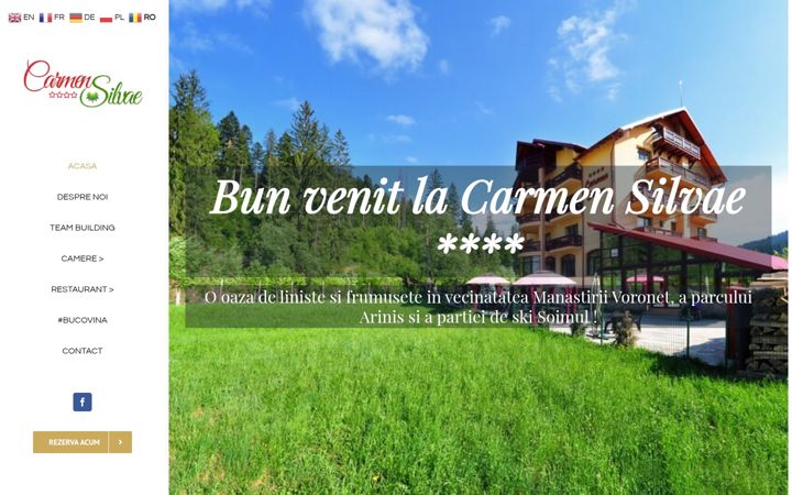 Screenshot van carmensilvae.ro