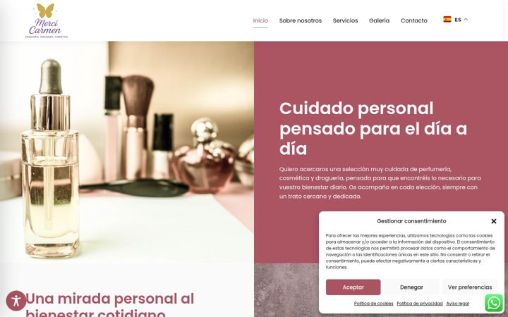 Screenshot of carmensoto.net