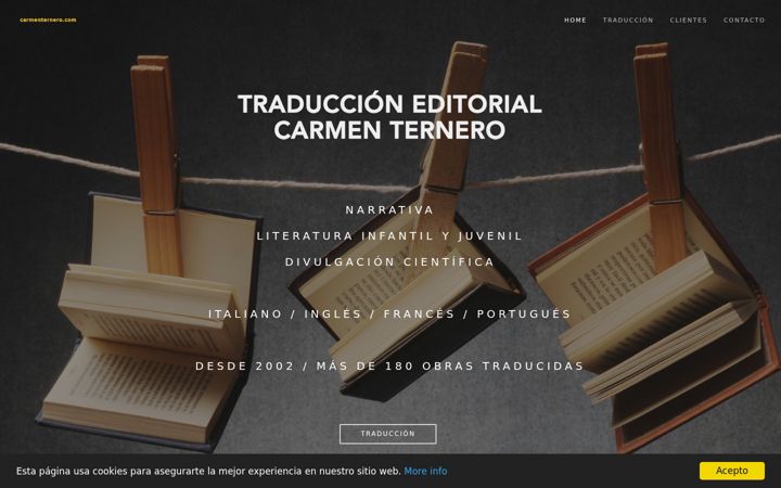 Screenshot of carmenternero.com