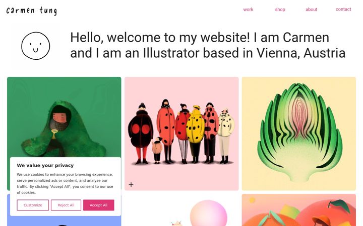 Screenshot of carmentung.com