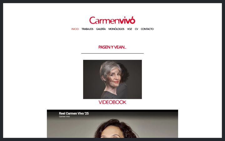 Screenshot of carmenvivo.com