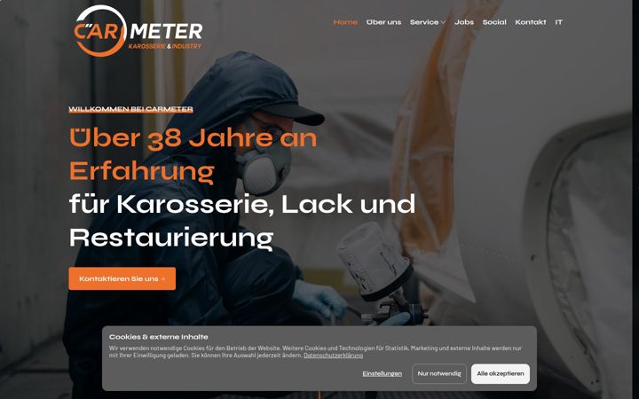 Ekrano kopija carmeter.it