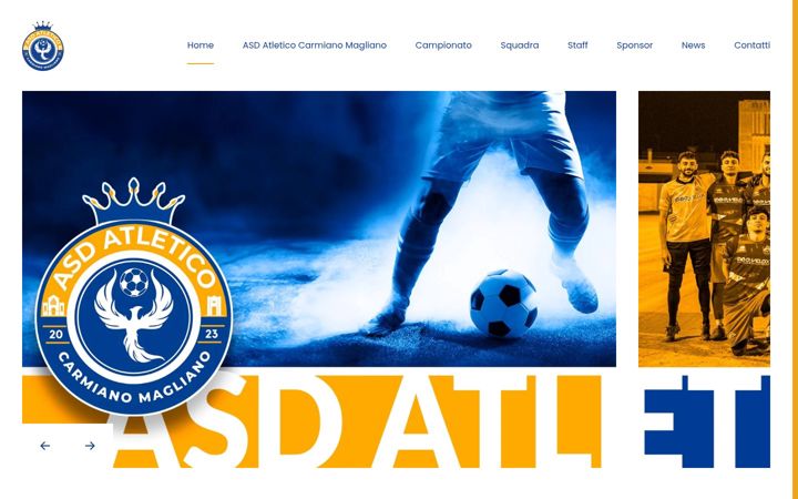 Screenshot of carmianomaglianocalcio.it