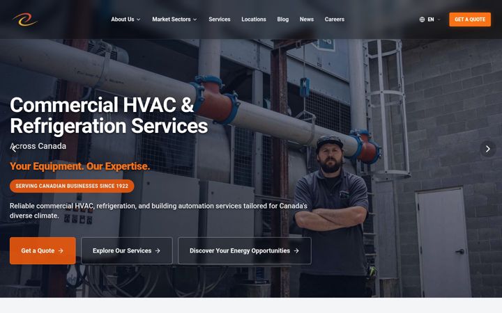 Screenshot of carmichael-eng.com