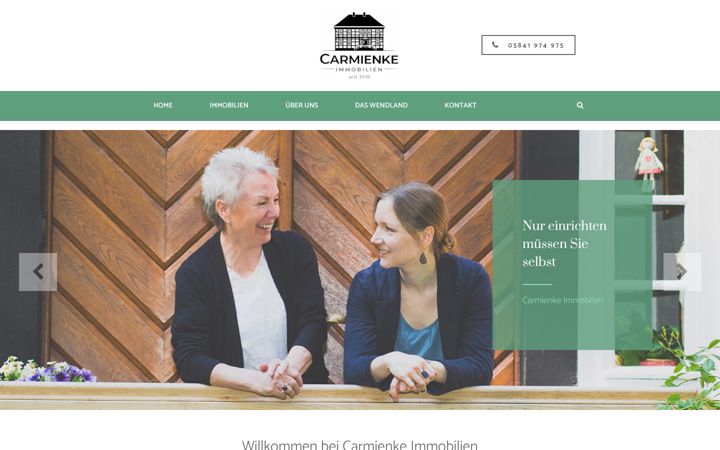 Screenshot of carmienke.de