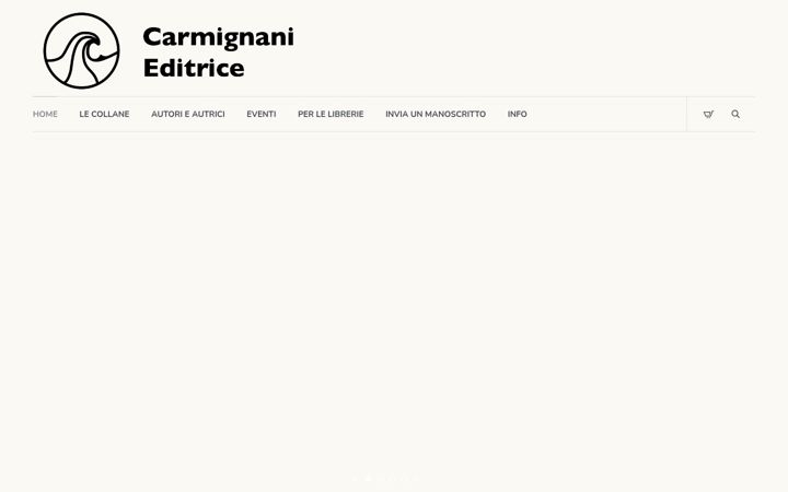 Screenshot of carmignanieditrice.com