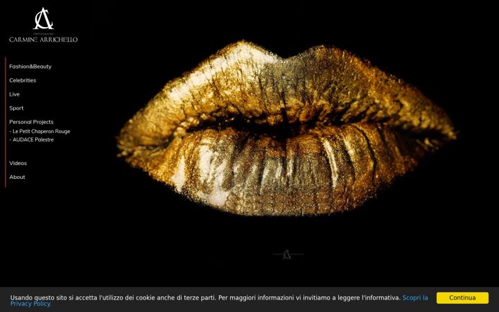 Screenshot of carminearrichiello.com