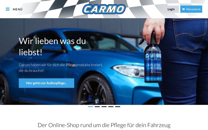 Screenshot of carmo-chemicals.de