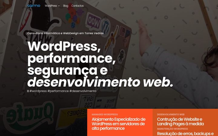 Screenshot of carmo.pt